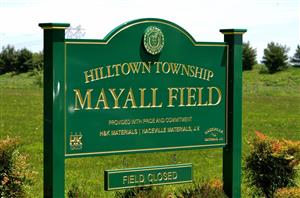H&K Gathers with Hilltown Township Officials and Family Members to Dedicate Mayall Field