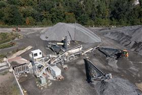 Pyramid Quarry: Another view of the crushing plant at Pyramid Quarry.