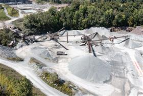 Bedrock Quarry: Bedrock Quarry's crushing plant.
