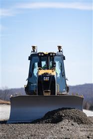 Lehigh Valley Division: A Caterpillar D5K II XL dozer grades material on a pad. 