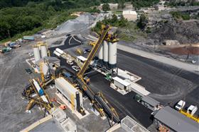 Easton Asphalt: The new Easton Asphalt plant.