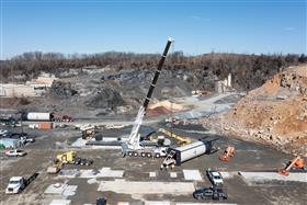 Easton Asphalt: Easton Asphalt under construction.