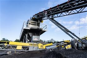 Douglassville Quarry: Part of the crushing plant at Douglassville Quarry.