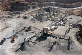 Penn/MD Quarry: The crushing plant at Penn/MD Quarry.