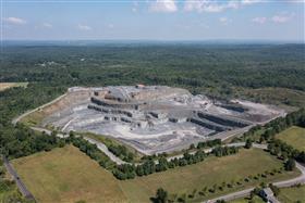 Naceville Quarry: A birds-eye view of the quarry.